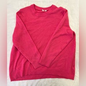Old Navy Women's Pink Crew Neck Sweater